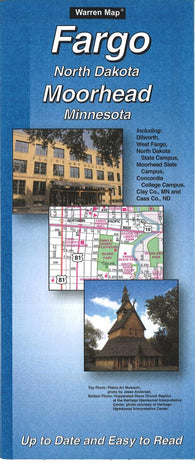Buy map Fargo, North Dakota and Moorhead, Minnesota by The Seeger Map Company Inc.
