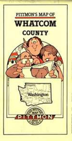 Buy map Whatcom County, Washington by Pittmon Map Company