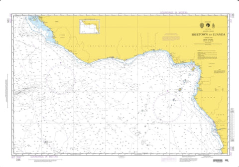 Buy map Freetown To Luanda (NGA-105) by National Geospatial-Intelligence Agency