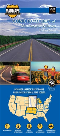 Buy map Scenic road trips of Minnesota & Iowa