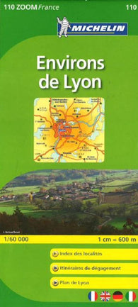 Buy map Lyon, Environs De Lyon, Zoom Map (110) by Michelin Maps and Guides