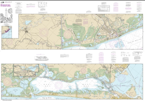 Buy map Intracoastal Waterway Galveston Bay to Cedar Lakes (11322-33) by NOAA