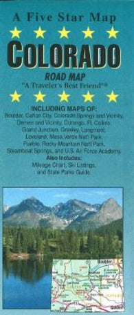 Buy map Colorado by Five Star Maps, Inc.