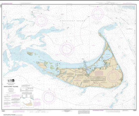 Buy map Nantucket Island (13241-18) by NOAA
