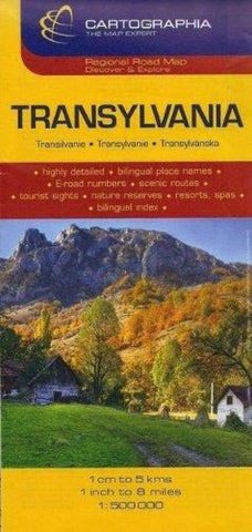 Buy map Transylvania by Cartographia