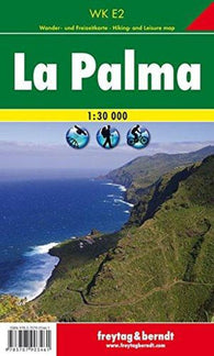 Buy map La Palma, Map + Booklet by Freytag-Berndt und Artaria