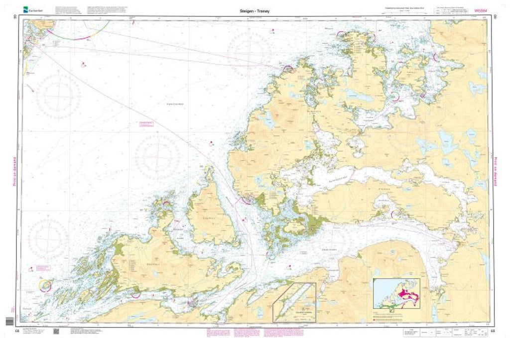 Buy map: STEIGEN - TRANØY (68) by Kartverket – YellowMaps Map Store