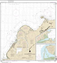 Buy map Cape Ramonzof to St. Michael; St. Michael Bay; Approaches to Cape Ramanzof (16240-10) by NOAA