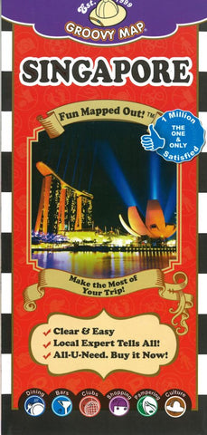 Buy map Singapore, Map n Guide 7ed by Groovy Map Co.