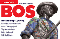Buy map BOS : Boston pop-up map