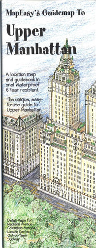 Buy map Upper Manhattan, NY Guidemap by MapEasy, Inc.