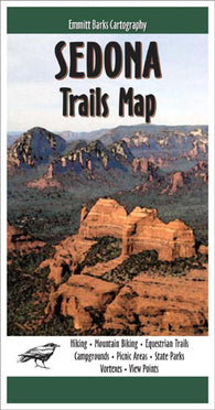Buy map Sedona, Arizona, Trails Map by Emmitt Barks Cartography