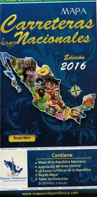 Buy map Mexico Road Map, 2016 Edition by Ediciones Independencia