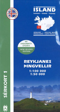 Buy map Pingvellir-Reykjanes Hiking Map
