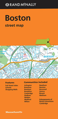 Buy map Boston, Massachusetts by Rand McNally