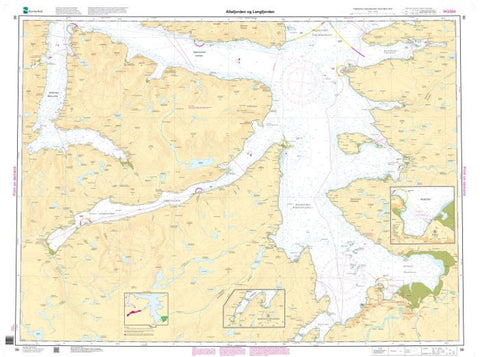 Buy map ALTAFJORDEN OG LANGFJORDEN (96) by Kartverket