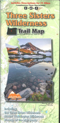 Buy map Three Sisters Wilderness : trail map